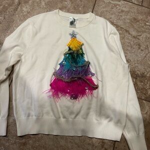 Queen of Sparkles Christmas Tree Sweater